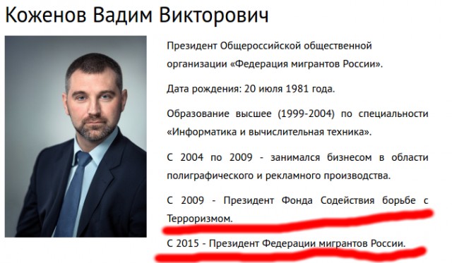 «Просто никому не говорить». Глава Федерации мигрантов обвинил СМИ в повышенном внимании к ситуации в Подмосковье