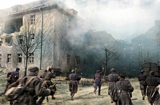 Кёнигсберг в апреле 1945-го.