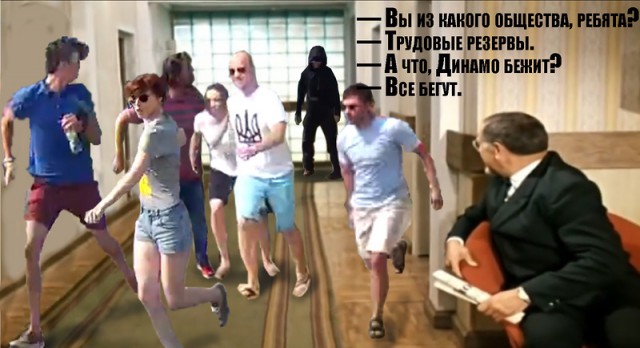 Толпа гопников напала на проезжающих