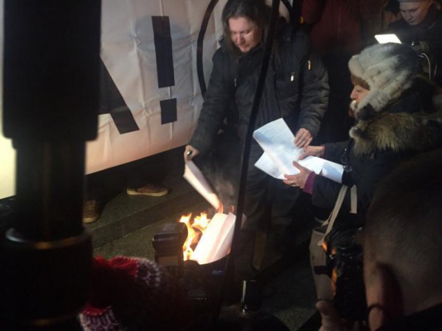 Митинг в Беларусии