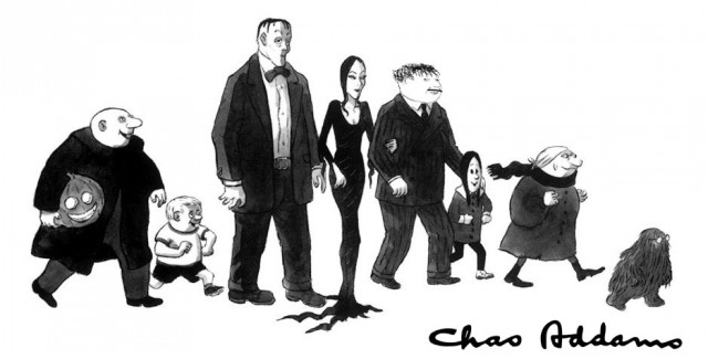 Чарльз Аддамс - создатель легендарных комиксов о жизни причудливой семейки