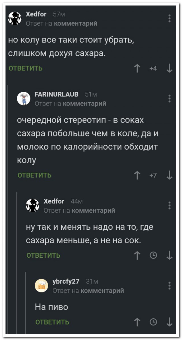 Смешные комментарии из социальных сетей 06.07.2018