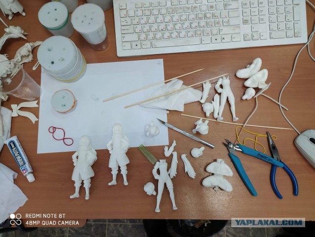 Моделизм не из набора, ручная работа, литьё. Особняк. Часть первая