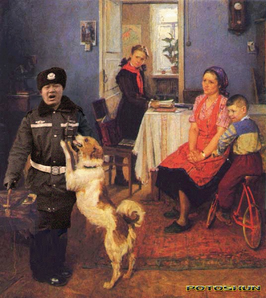 Фотожаба: Китайского мента обидели