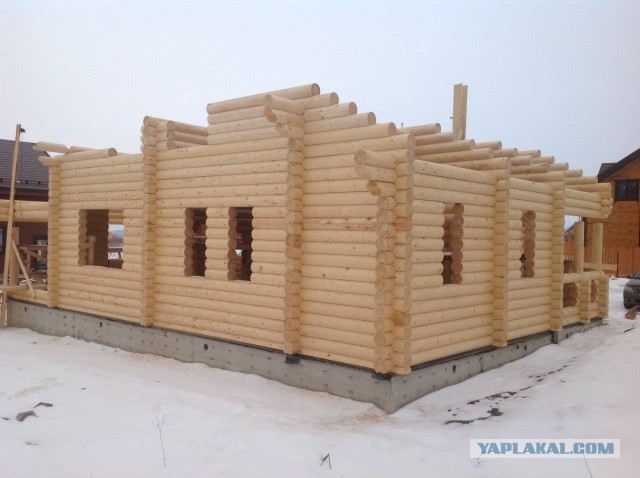 Строительство дома на даче