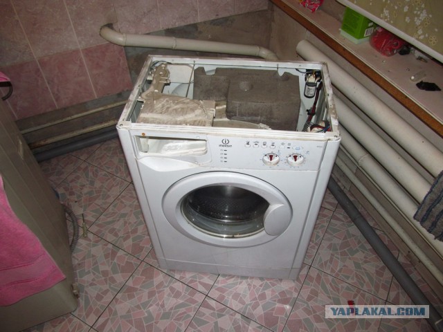 Самостоятельный и простой ремонт стиральной машинки Indesit
