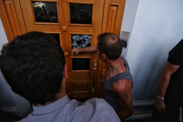 Штурм мэрии в Одессе