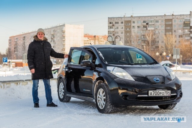Новосибирец в морозы ездит на электрокаре и экономит по 10 тысяч в месяц на бензине — обзор авто