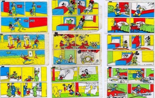 Коллекция вкладышей Donald's 11 фото