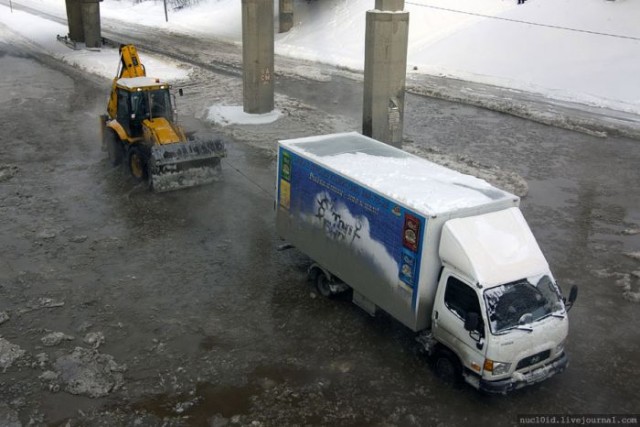 Зимний потоп в Екатеринбурге