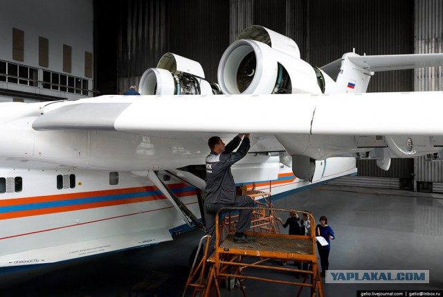 Производство самолётов-амфибий Бе-200ЧС в Таганроге