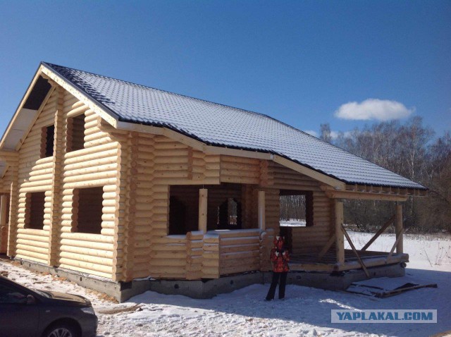 Строительство дома на даче