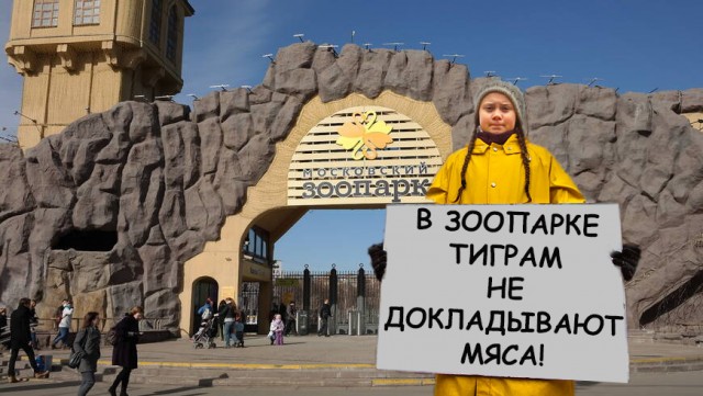 Ударим фотожабой по Грете Тунберг
