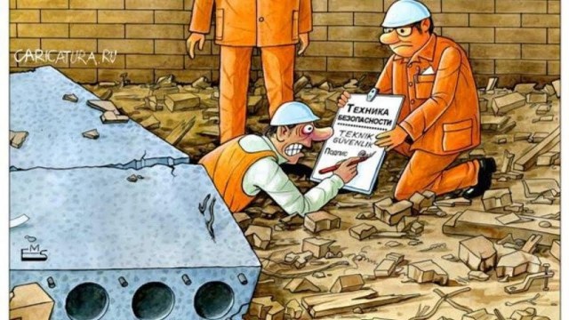 В Иркутской области рабочий перепутал перила с ленточкой и упал с 6-метровой высоты