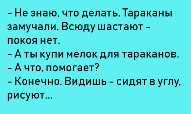 Задолбали тараканы