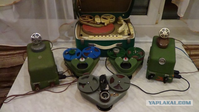 Безмоторные магнитофонные приставки 50-60гг.