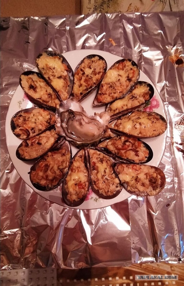Сбор и чистка гребешка