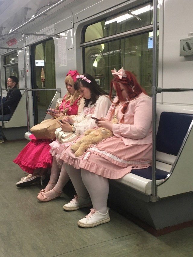 Модники из нашего метро
