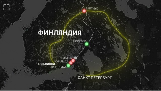 Как организуется трафик беженцев в Финляндию