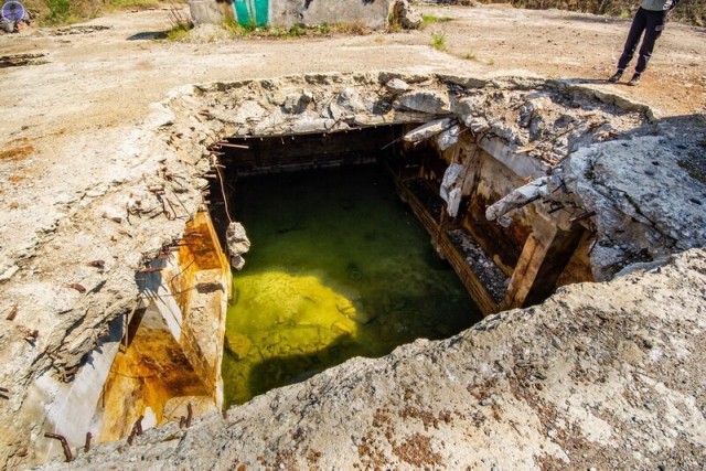 Самый большой за всю историю РВСН взорванный шахтный ракетный комплекс "Десна-В"