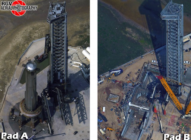 SpaceX построила вторую площадку с Mechazilla для Starship нового поколения