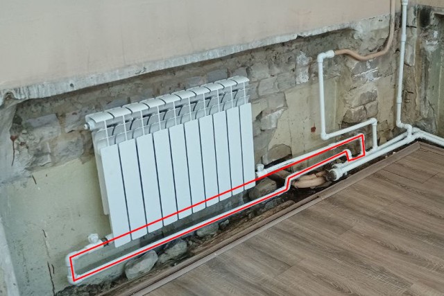 Пятница, монтаж отопления...