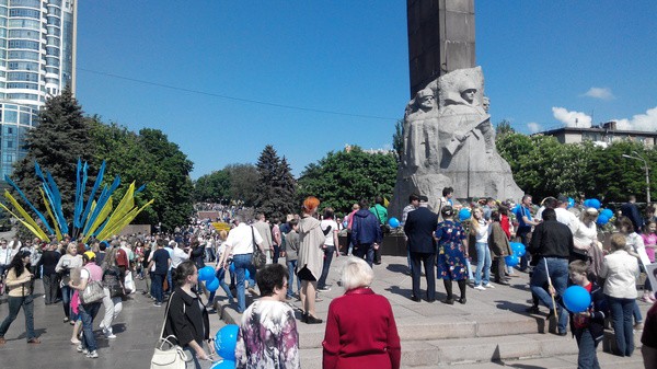 Бессмертный полк на Днепре