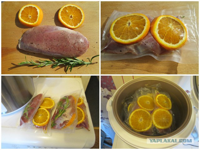 Су-вид. Утиная грудка с апельсином