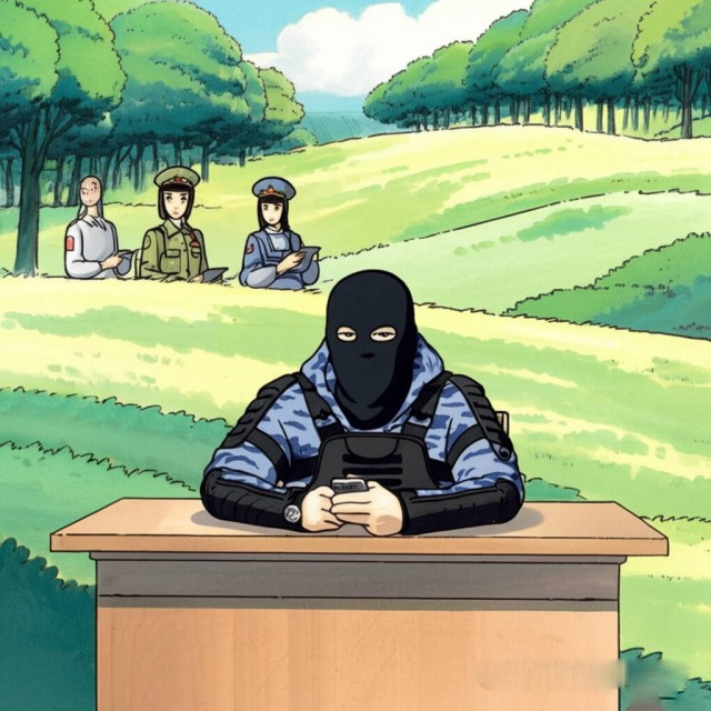 Однажды на ЯПе. Фотожаба ИИ.