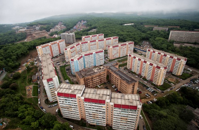 Владивосток и Русский остров с высоты...