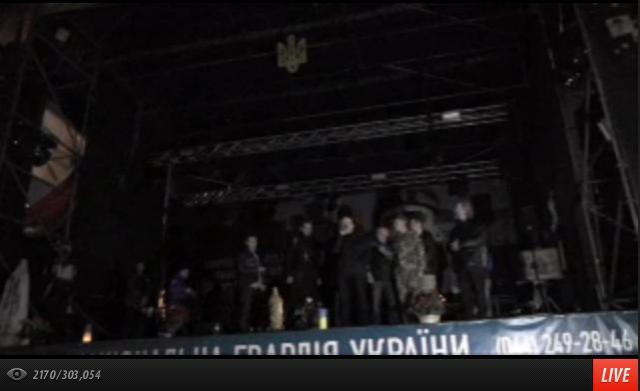 В Киеве начался митинг против новой власти