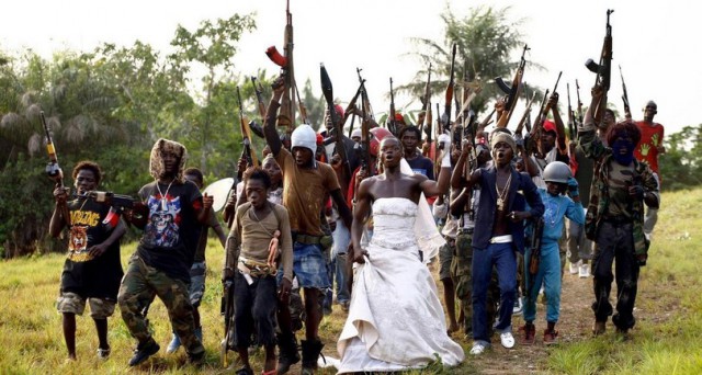 Просто свадебный наряд в Нигерии