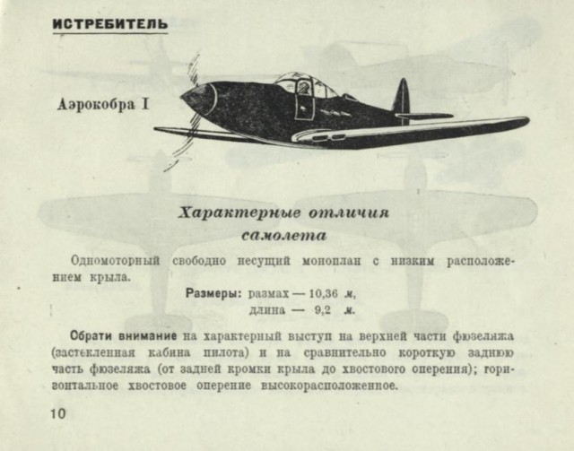 Силуэты английских и американских самолетов