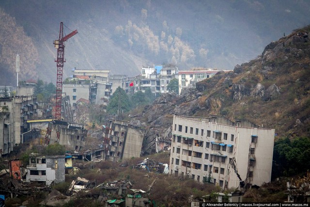 Как выглядит город после землетрясения