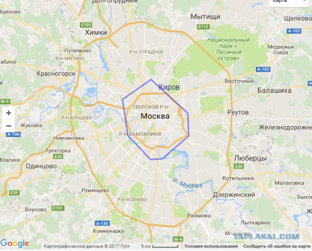 А вот если взять, да и сравнить размеры городов!