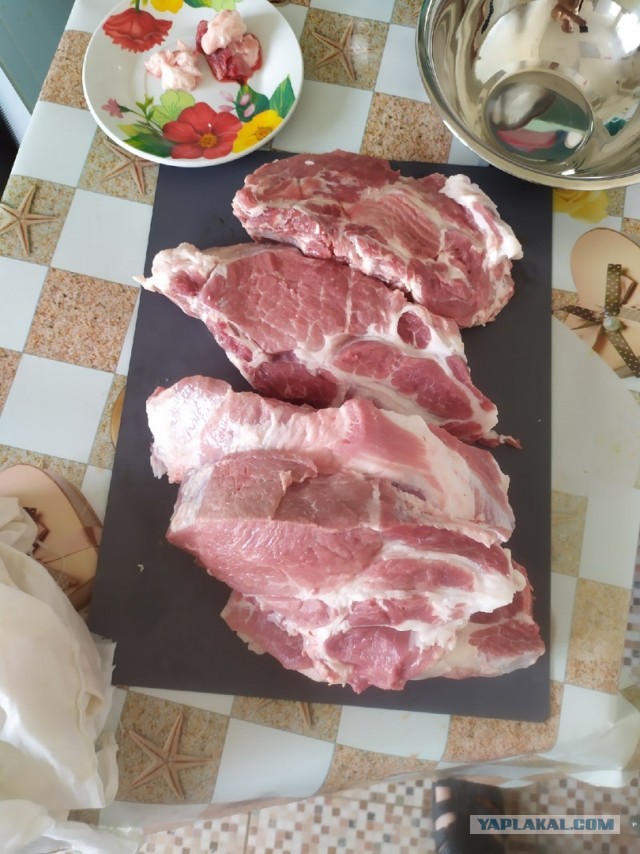 Копчение мяса.