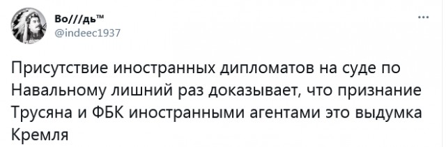 На суд по делу Алексея Навального пришли дипломаты почти двух десятков стран