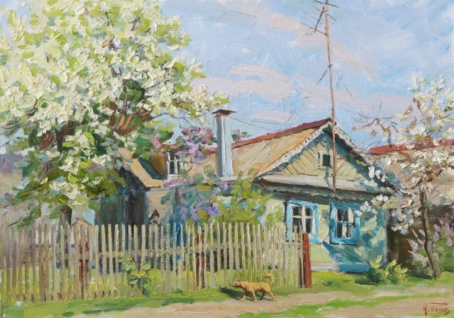 Весной в русской глубинке