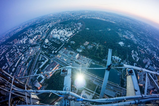 Останкинская телебашня. Отметка 503 метра