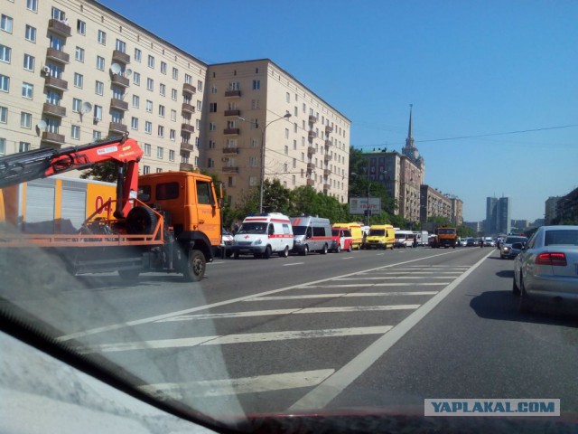 Взрыв газа на Кутузовском в Москве