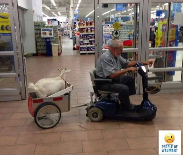 Экстравагантные покупатели Walmart