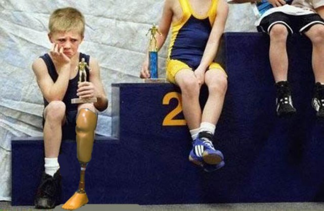 Фотожаба: Несчастный спортсмен