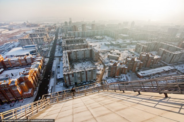Виртуальное путешествие в Красноярск: Вид с высоты