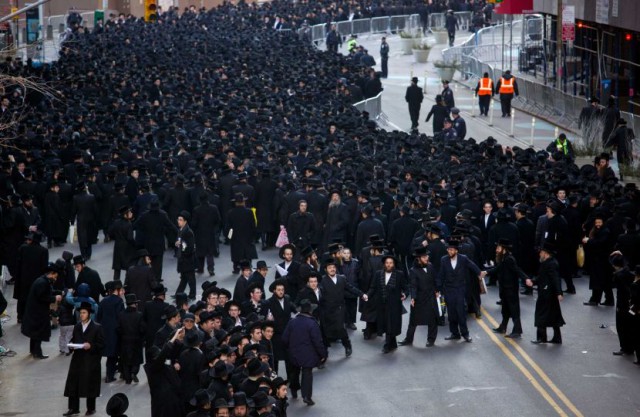 50000 Евреев на Манхеттне. Фото.