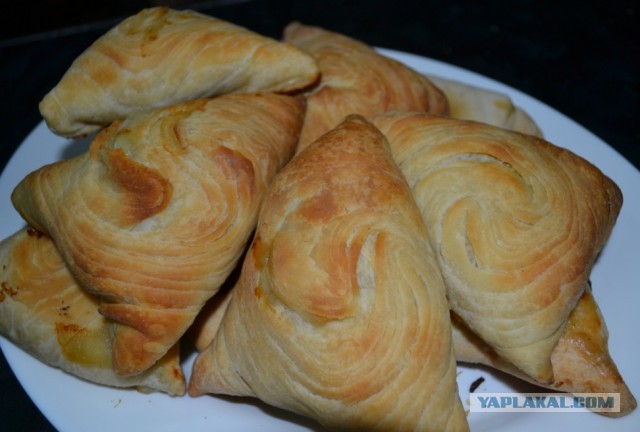 Узбекская кухня. Самса слоеная