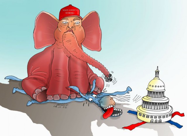 15 карикатур про нового президента США