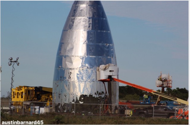 Илон Маск показал первое фото Starship — корабля для межпланетных путешествий SpaceX
