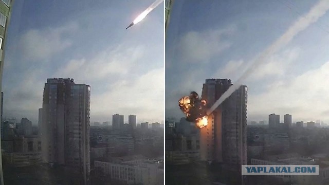 Ракета украинского ПВО AIM-120 из ЗРК NASAMS