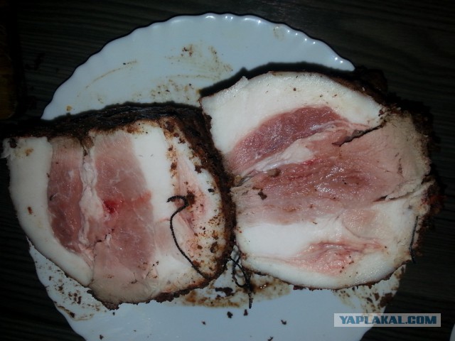Нежное сало в луковой шелухе, запасы на зиму