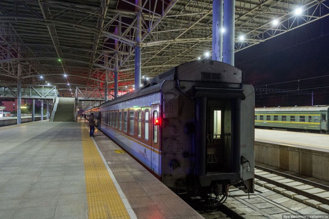 Обычный китайский поезд